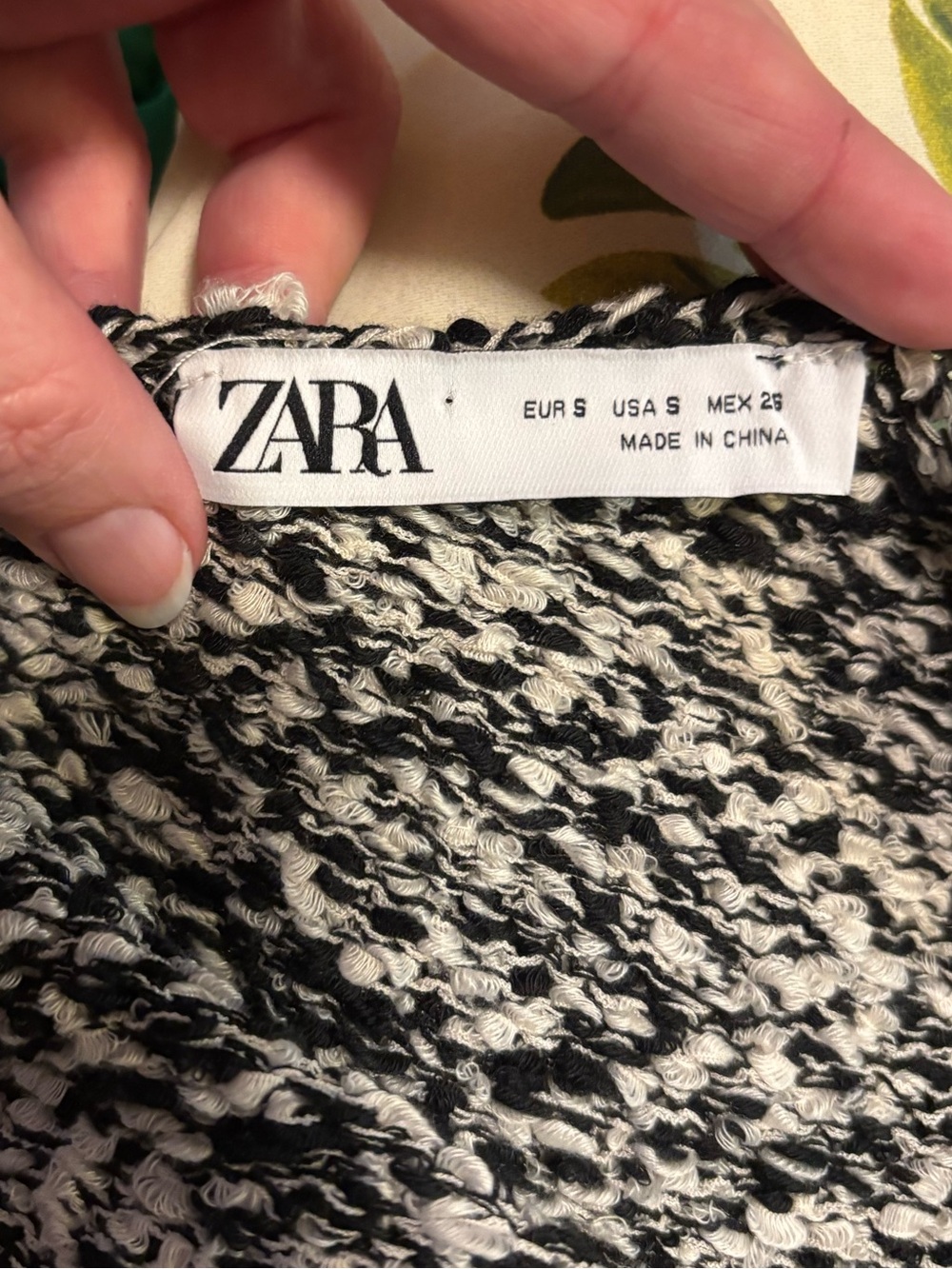 NWT Zara Asymmetric Knit Top sz S - Picture 5 of 7